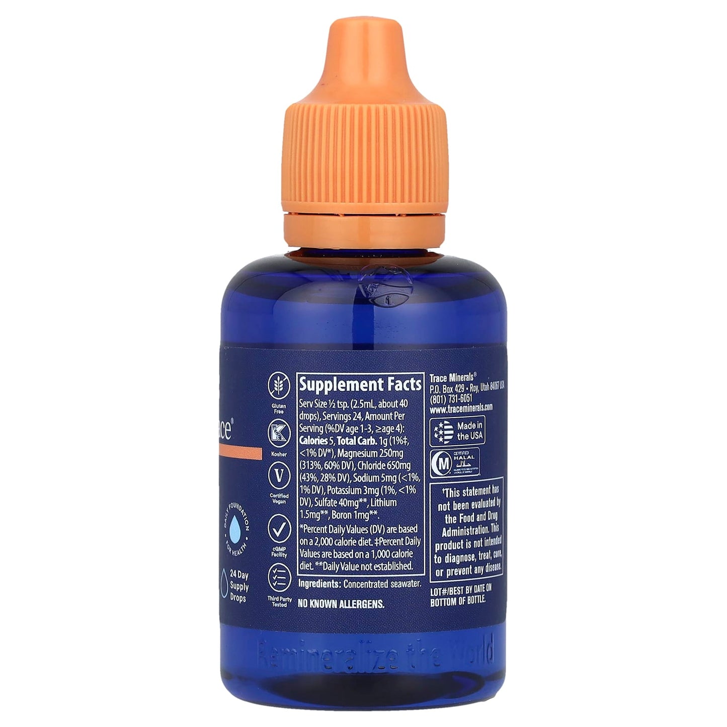 ConcenTrace®, Trace Mineral Drops, 2 fl oz (59 ml) - Image 2
