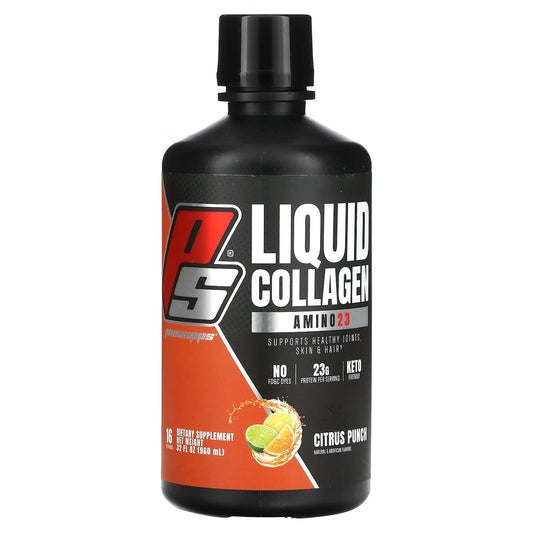 ProSupps, Amino23 Liquid Collagen, Citrus Punch, 32 fl oz (960 ml) - Image 1