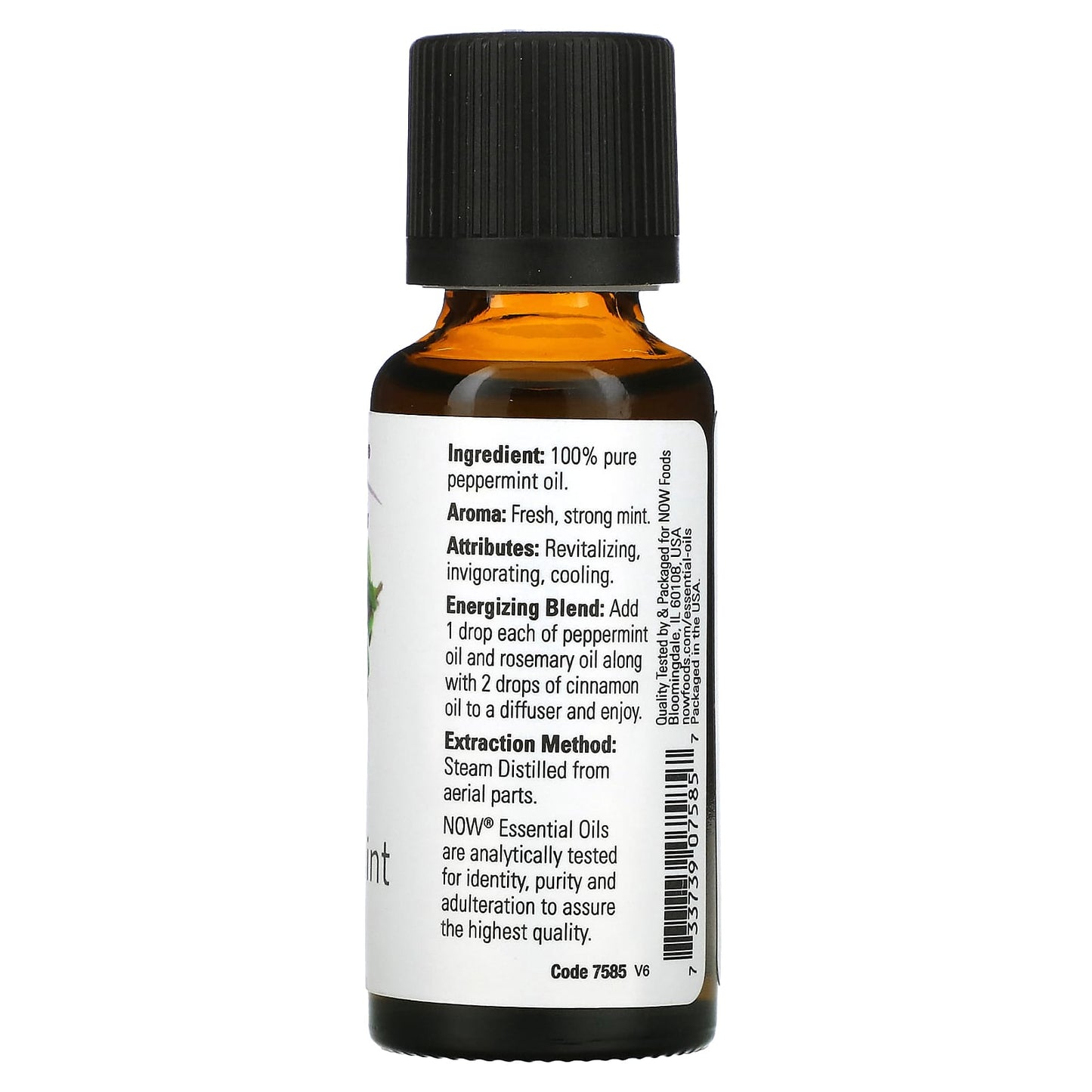 NOW Foods, Essential Oils, Peppermint, 1 fl oz (30 ml) - Image 2