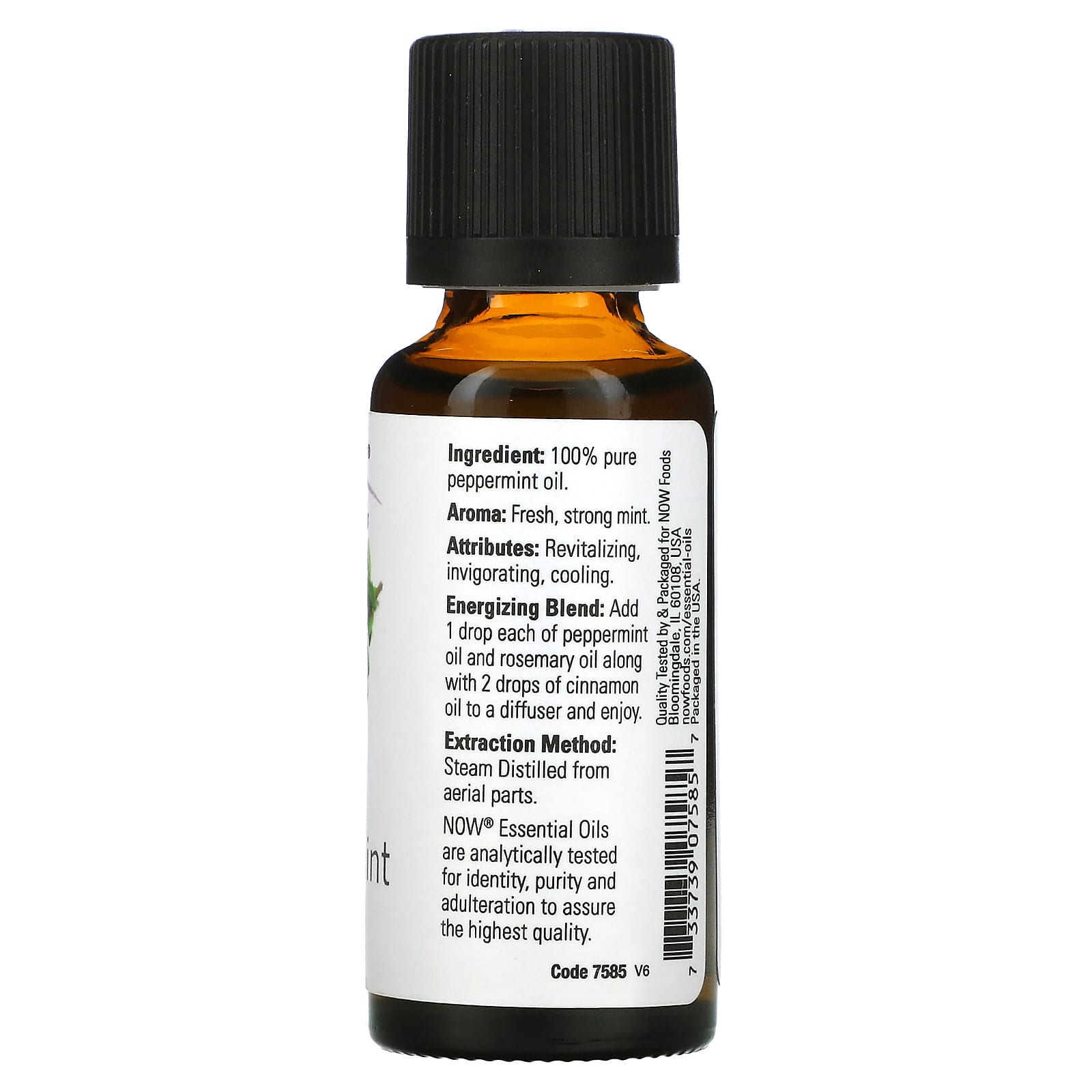NOW Foods, Essential Oils, Peppermint, 1 fl oz (30 ml) - Image 2