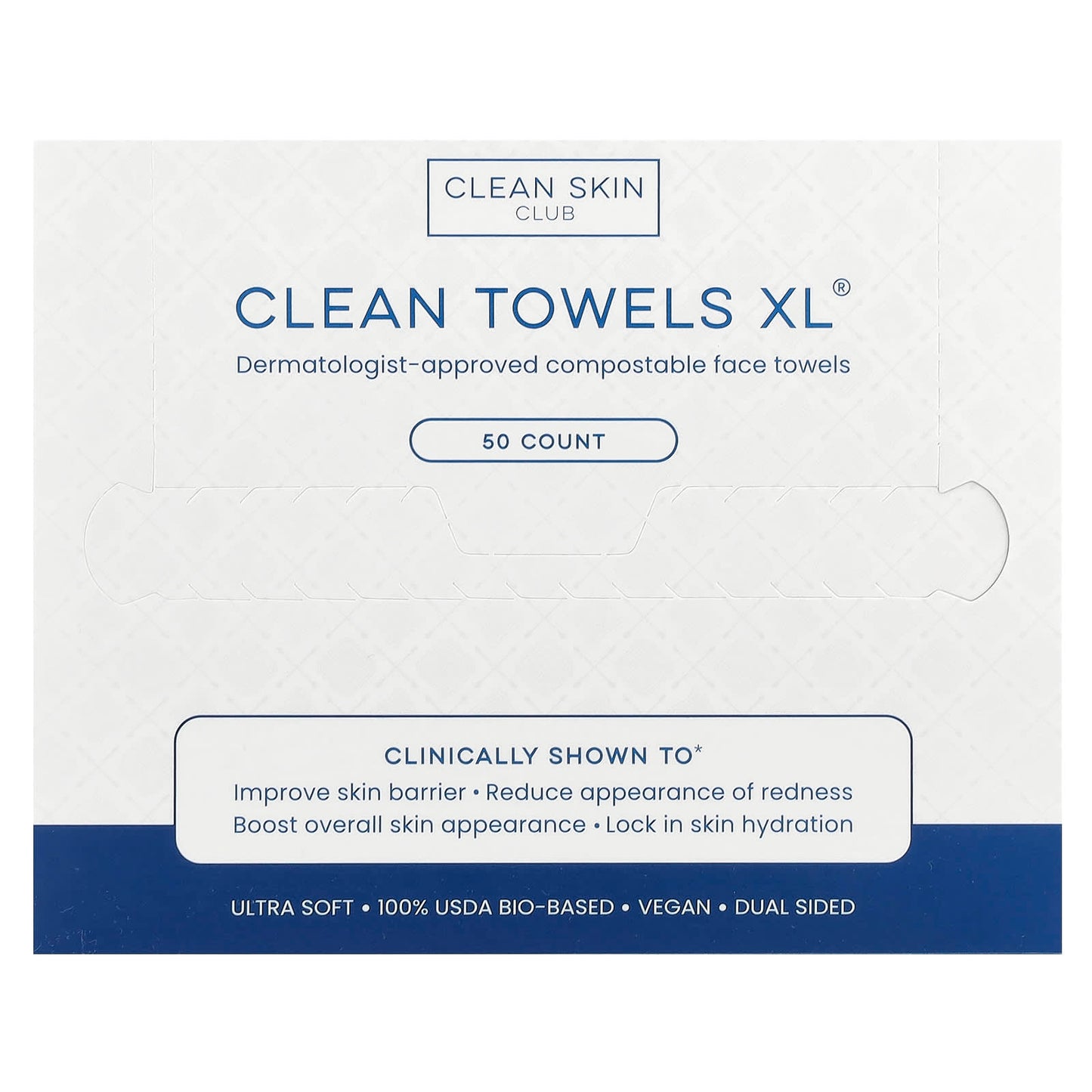 Dermatologist-Approved Compostable Face Towels for Clean Skin - Image 1