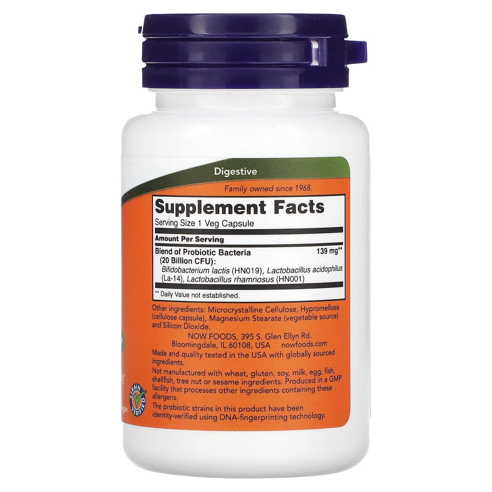NOW Foods, Woman's Probiotic , 20 Billion, 50 Veg Capsules - Image 2