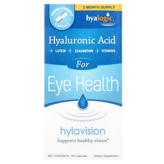 Hyalogic Hylavision Hyaluronic Acid + Lutein Eye Health Support - Image 1