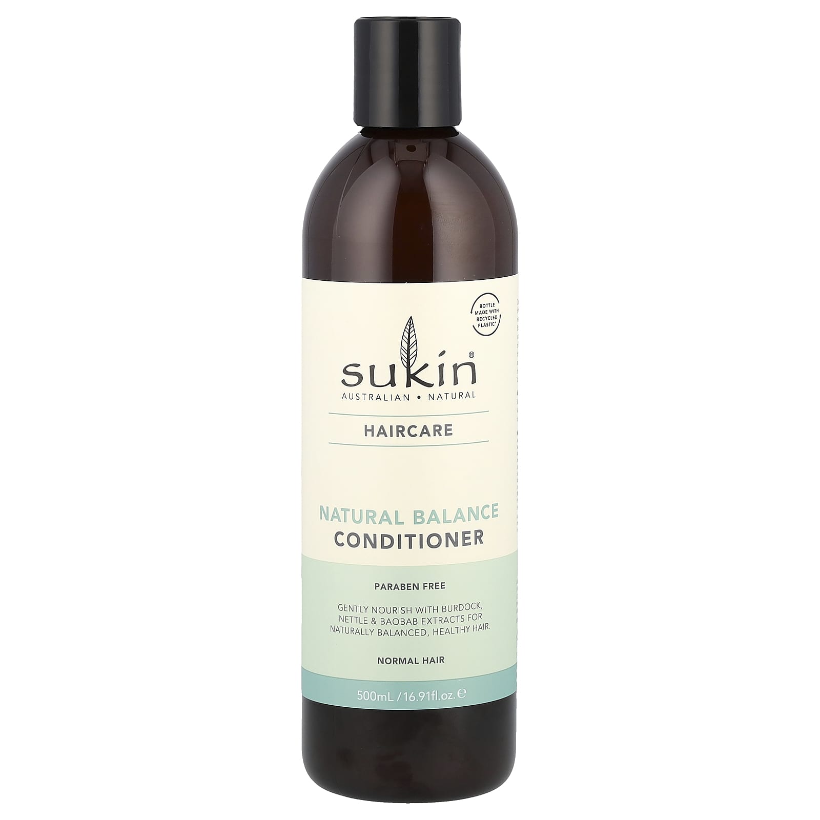 Sukin, Natural Balance Conditioner, Normal Hair, 16.91 fl oz (500 ml) - Image 1
