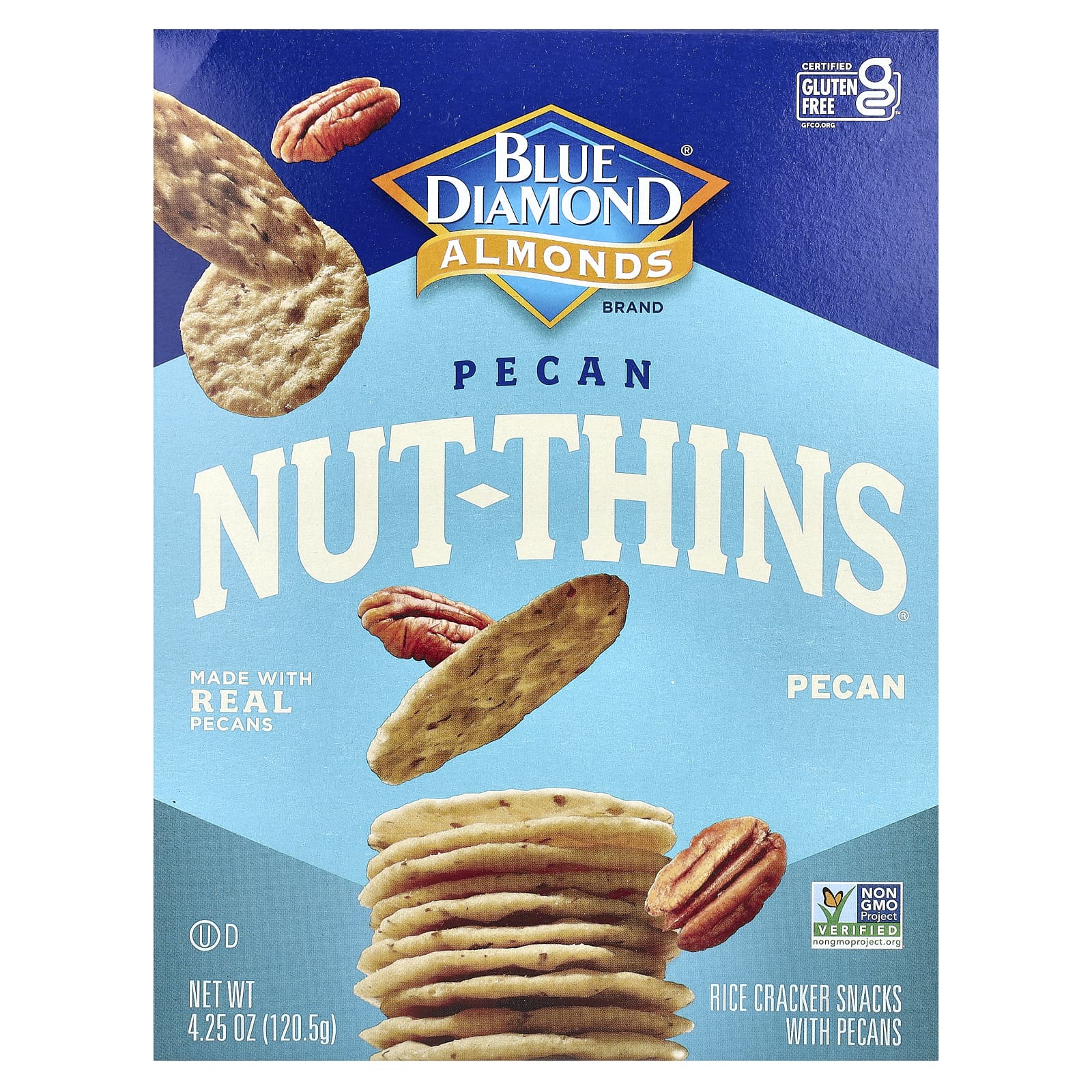 Crunchy Pecan Snacks by Blue Diamond - Gluten-Free & Delicious - Image 1