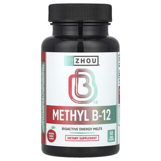 Boost Energy Naturally with Zhou Methyl B-12 5,000mcg Lozenges