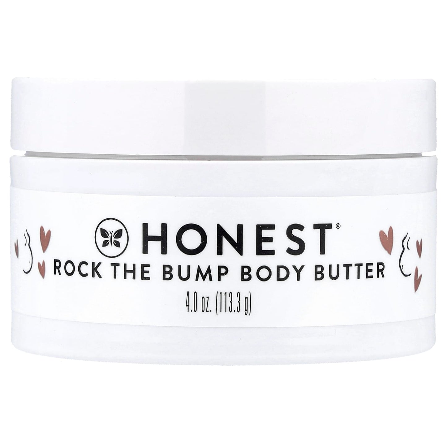 The Honest Company, Rock the Bump Body Butter, Unscented, 4 oz (113.3 g) - Image 1