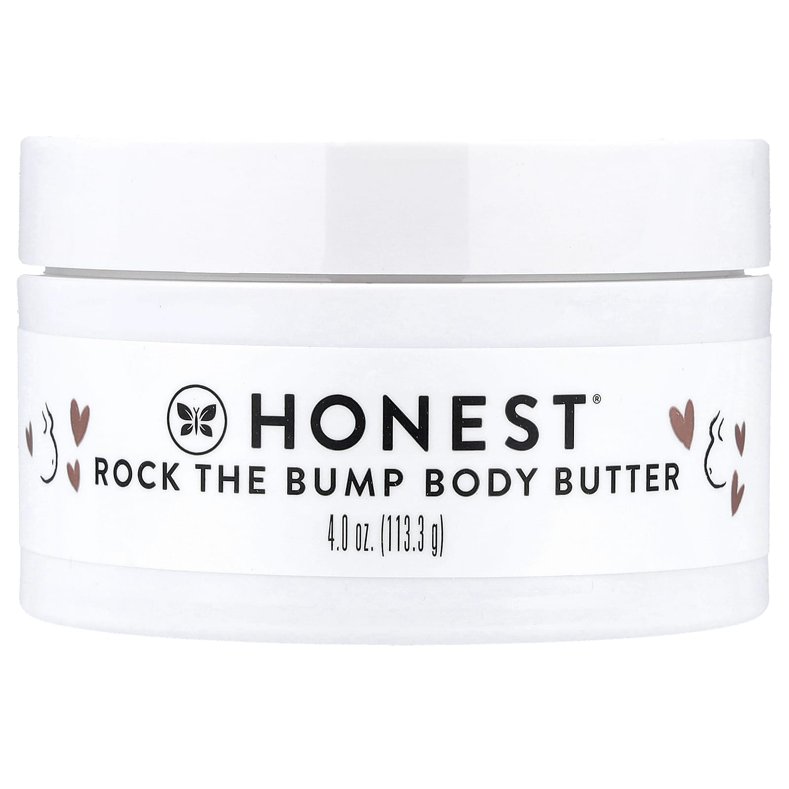 The Honest Company, Rock the Bump Body Butter, Unscented, 4 oz (113.3 g) - Image 1