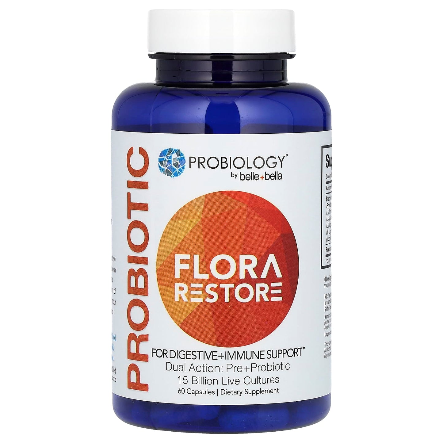 Flora Restore Probiotic Supplement for Digestive Immune Support - Image 1