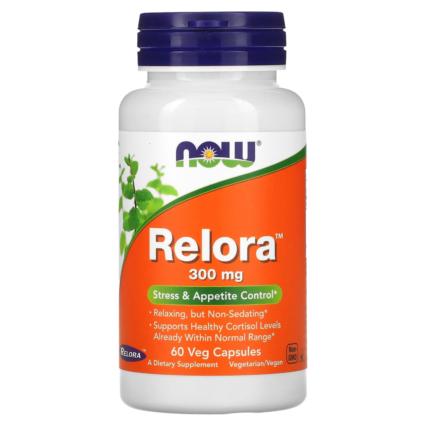 NOW Foods, Relora, 300 mg, 60 Veg Capsules - Image 1