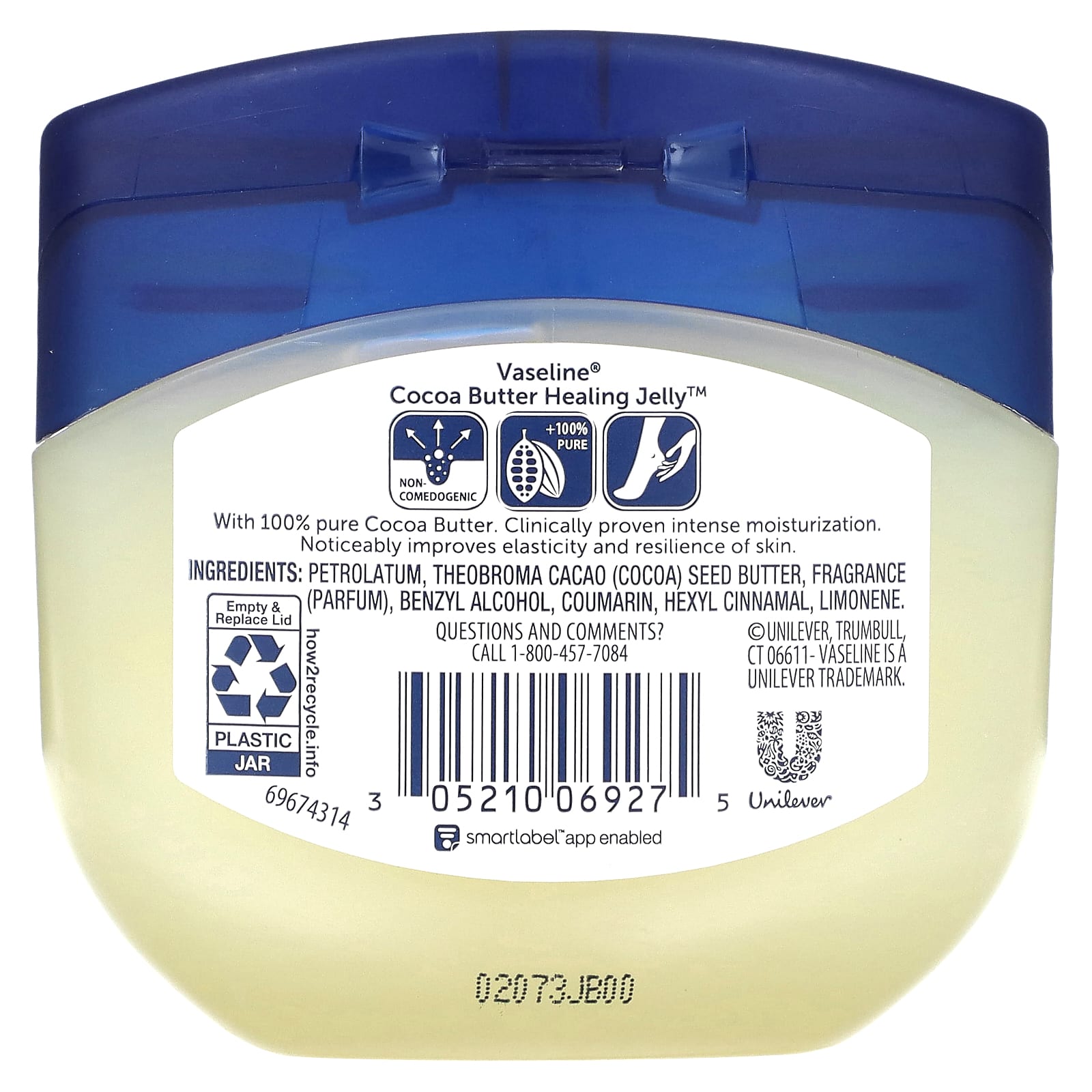 Vaseline, Cocoa Butter Healing Jelly, 7.5 oz (212 g) - Image 2