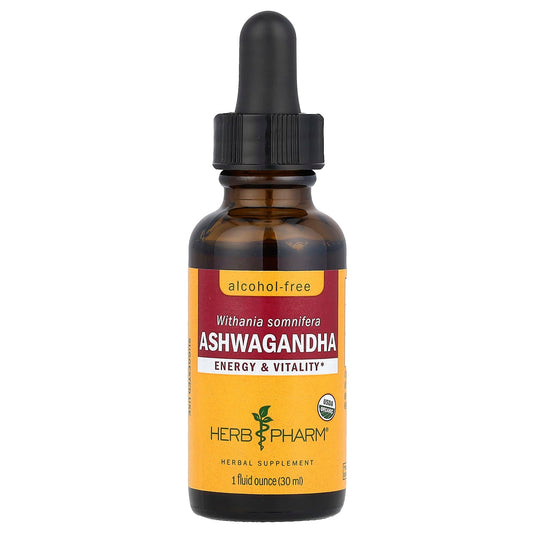 Organic Ashwagandha Supplement by Herb Pharm - Stress Relief & Vitality - Image 1
