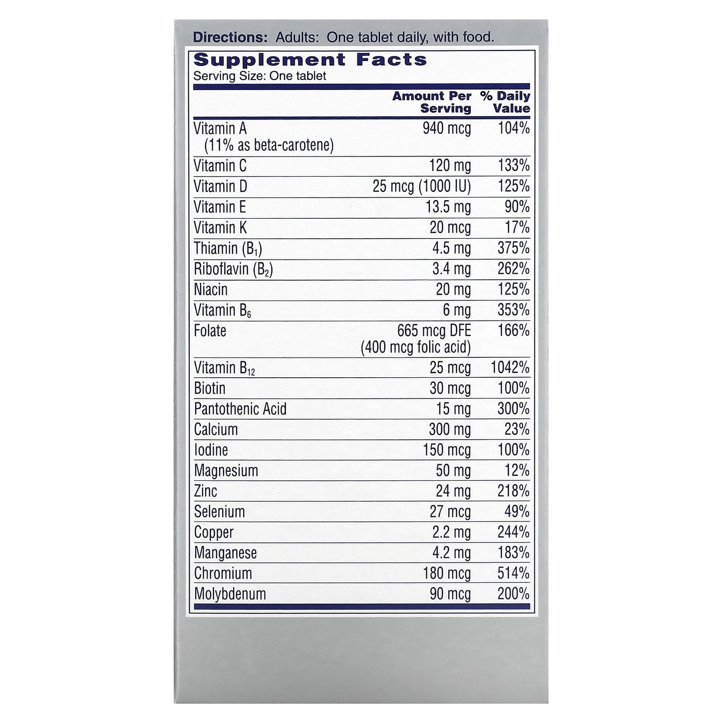 One-A-Day, Women’s 50+ Complete Multivitamin, 65 Tablets - Image 2