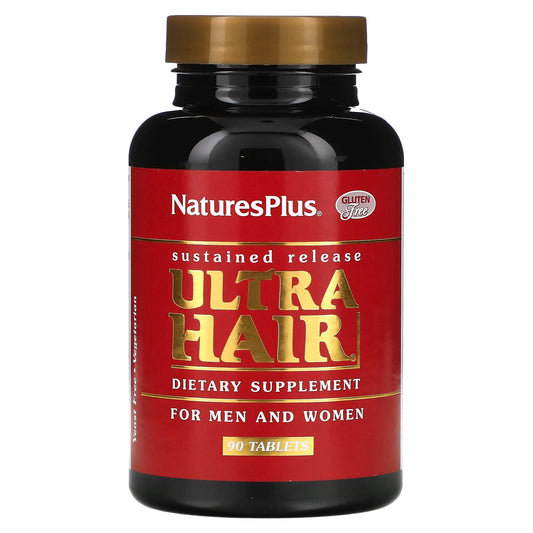 NaturesPlus, Ultra Hair, For Men & Women, 90 Tablets - Image 1