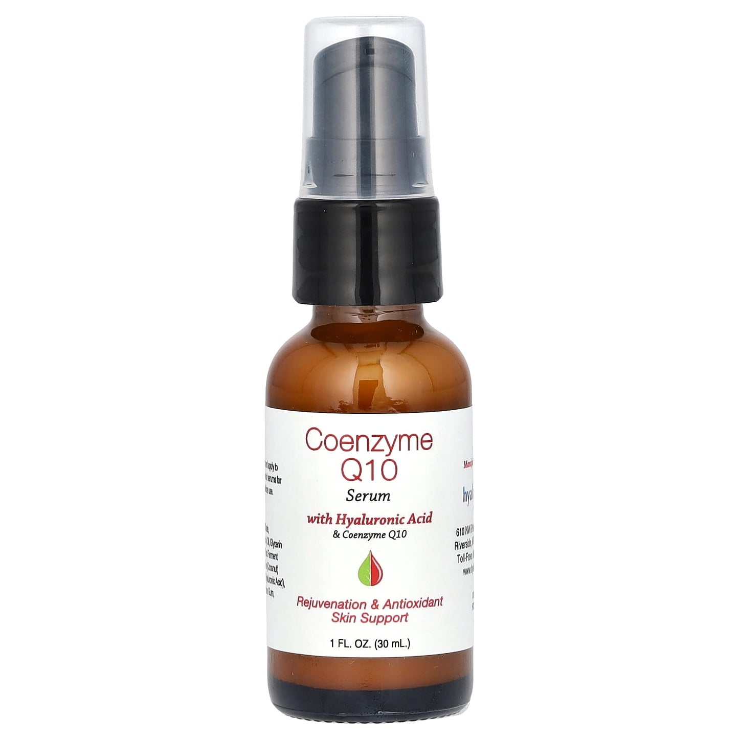 Hyalogic CoQ10 Serum with Hyaluronic Acid - Fragrance Free, 30ml - Image 1