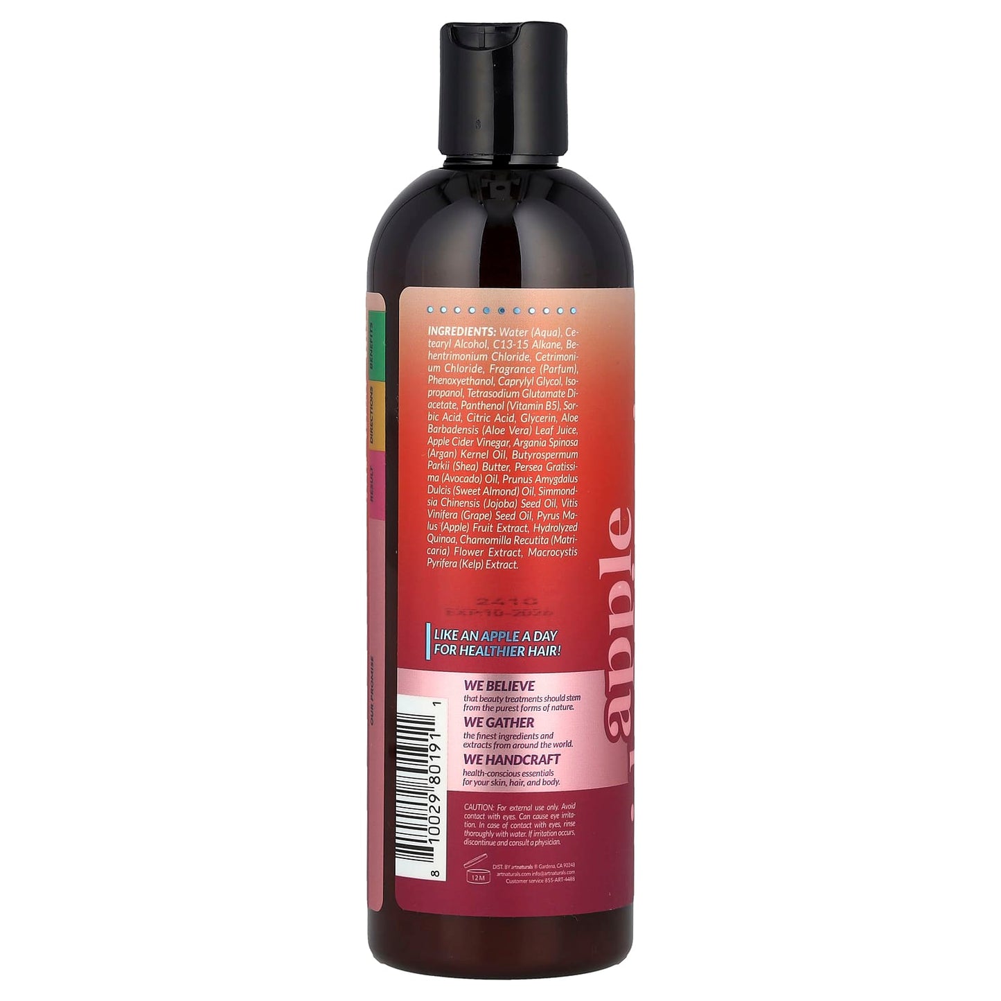 Hydrate and Smooth with artnaturals Apple Cider Vinegar Leave-In Conditioner - Image 2