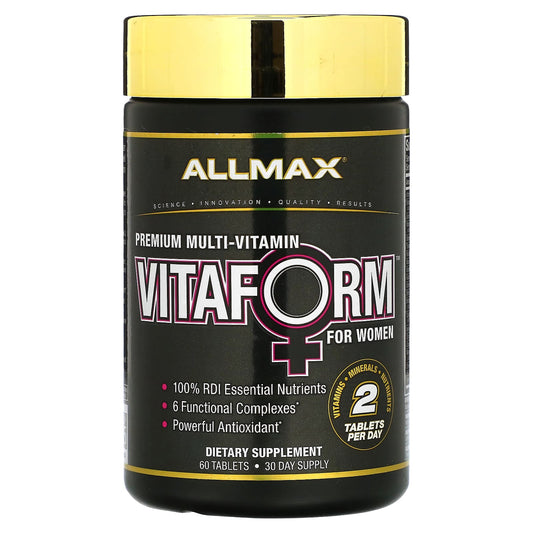 ALLMAX Vitaform Premium Multi-Vitamin for Women, 60 Tablets - Image 1