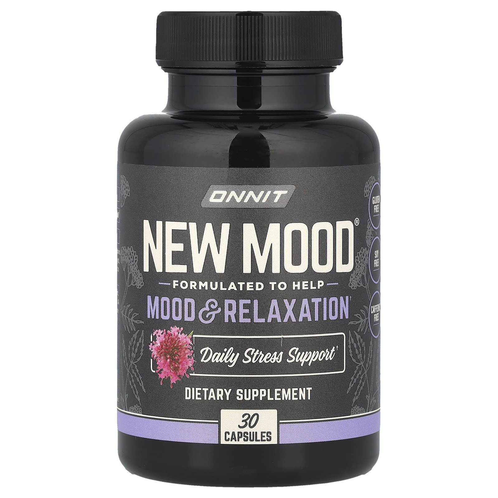 Onnit, New Mood®, Mood & Relaxation, 30 Capsules - Image 1