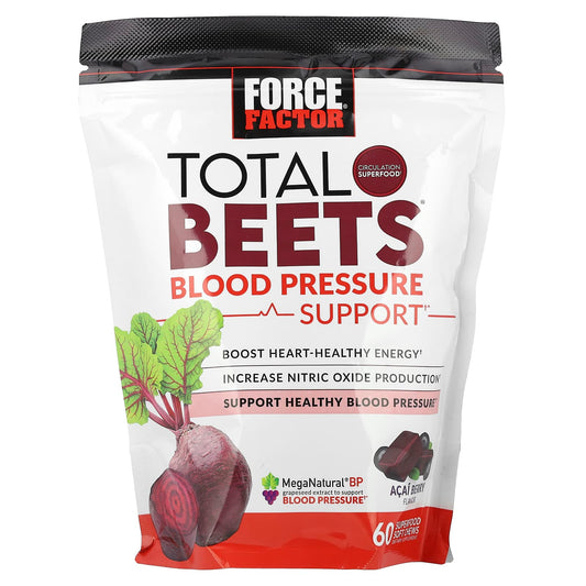 Boost Blood Pressure Support with Total Beets Soft Chews by Force Factor - Image 1