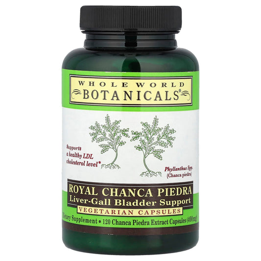 Whole World Botanicals, Royal Chanca Piedra, Liver-Gall Bladder Support, 400 mg, 120 Vegetarian Capsules - Image 1