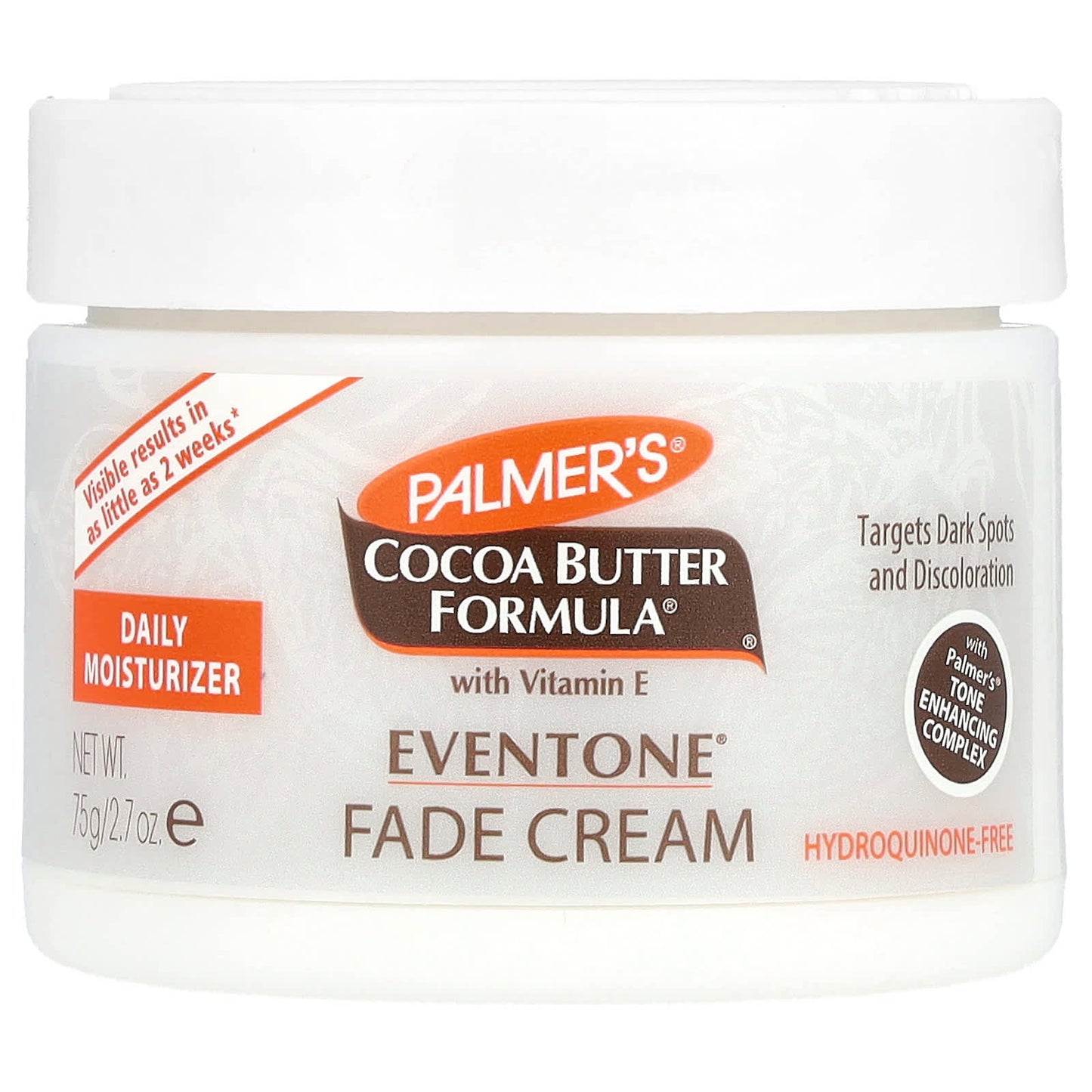 Palmer's, Coconut Butter Formula® with Vitamin E, Eventone® Fade Cream, 2.7 oz (75 g) - Image 1