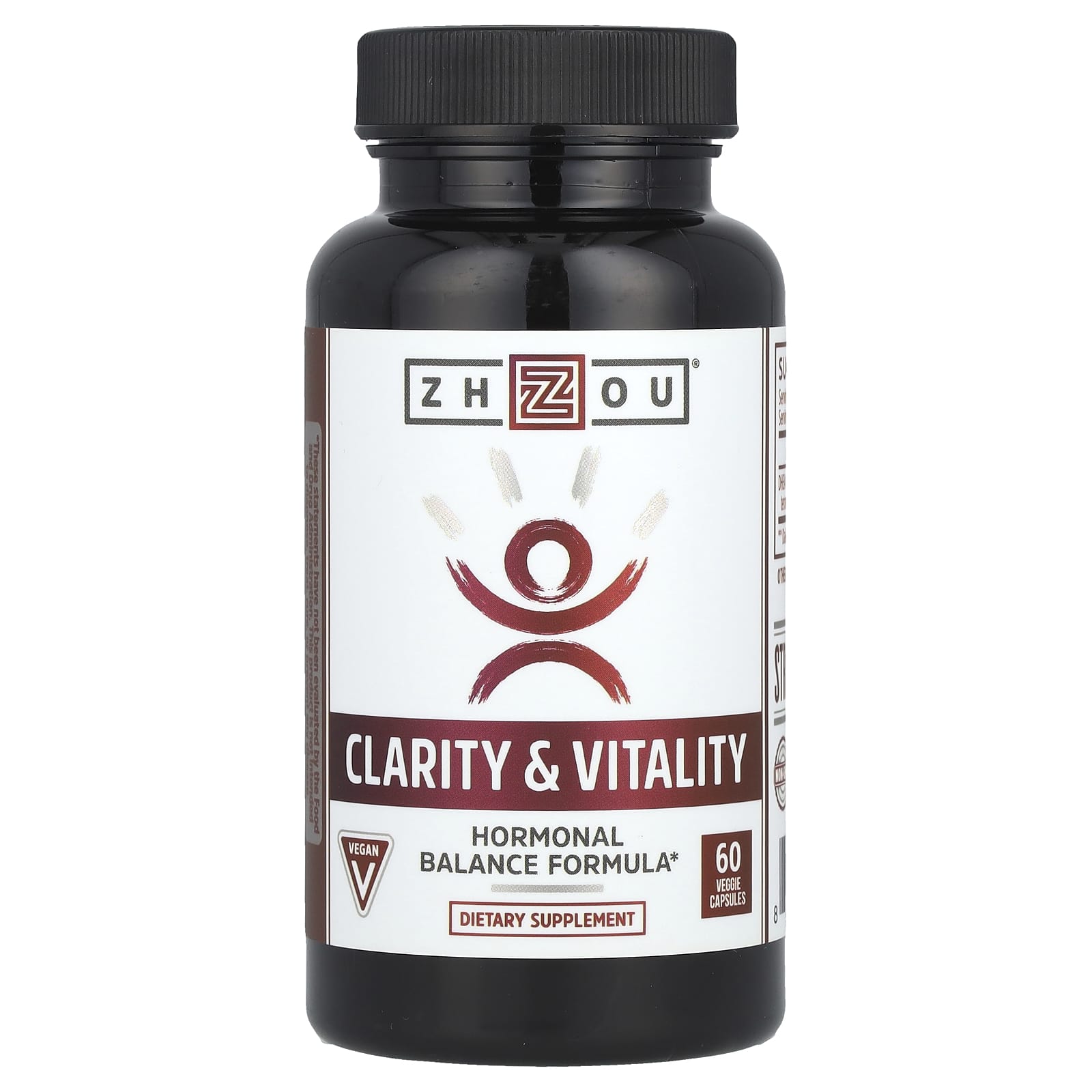 Zhou Nutrition, Clarity & Vitality, 50 mg, 60 Veggie Capsules - Image 1
