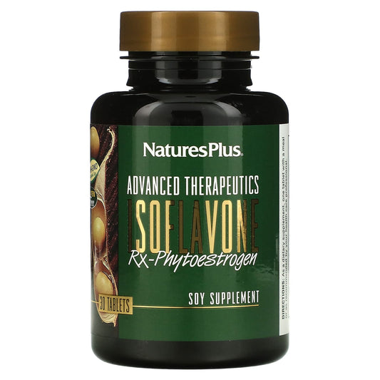 NaturesPlus, Advanced Therapeutics, Isoflavone Rx-Phytoestrogen, 30 Tablets - Image 1