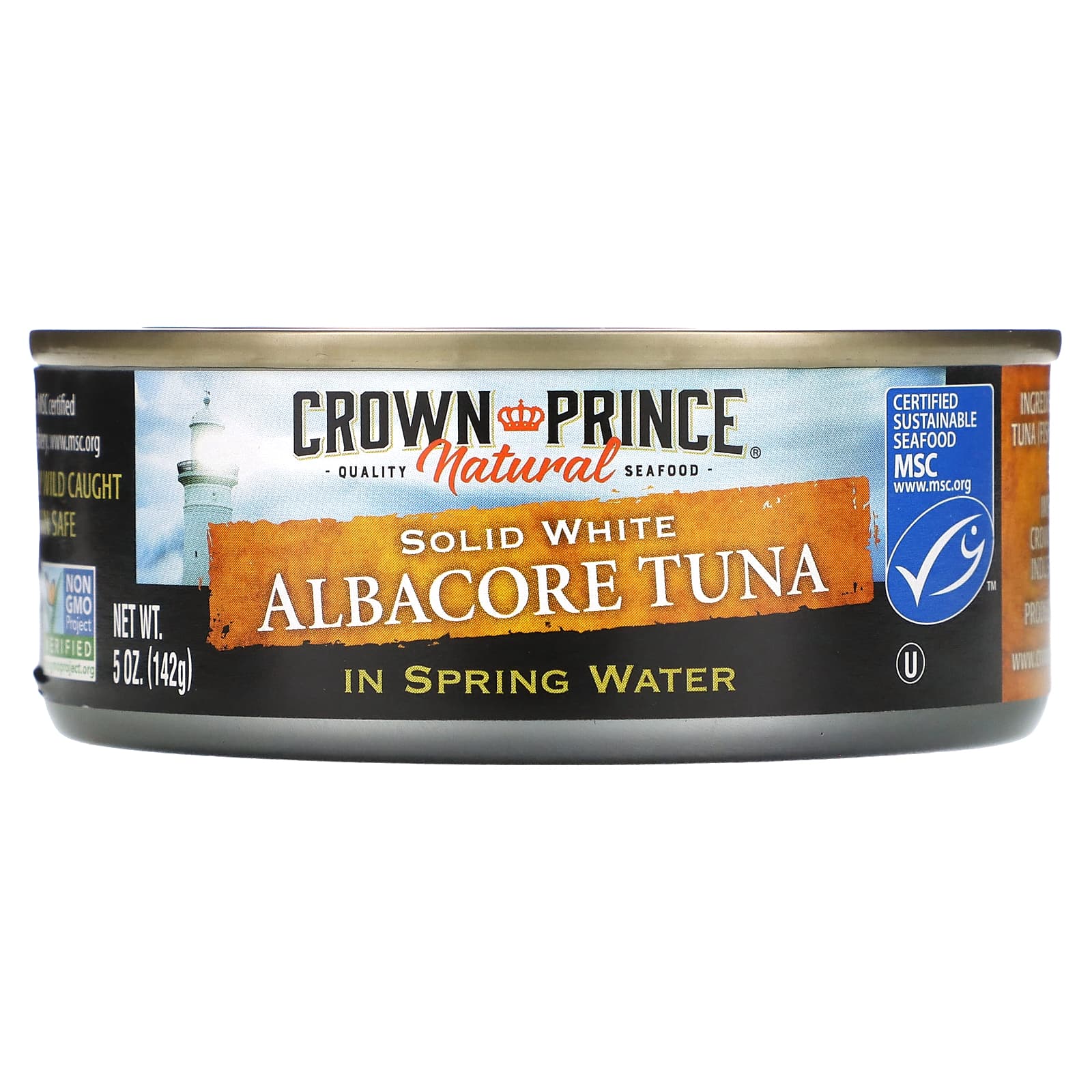 Wild Caught Albacore Tuna in Spring Water by Crown Prince Natural - 5 oz - Image 1