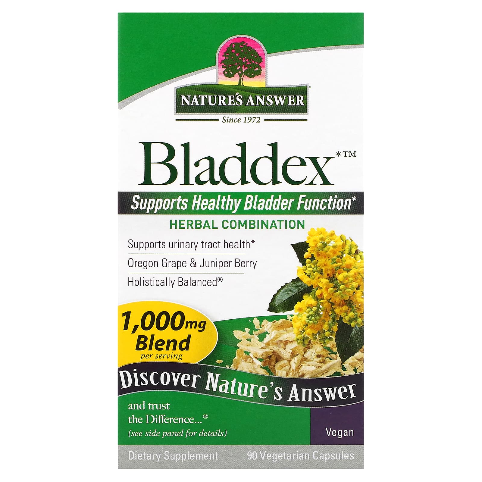 Nature's Answer, Bladdex, 90 Vegetarian Capsules - Image 1