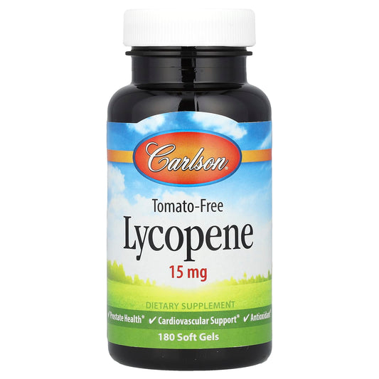Carlson Lycopene 15mg - Tomato-Free Prostate Health Supplement - Image 1