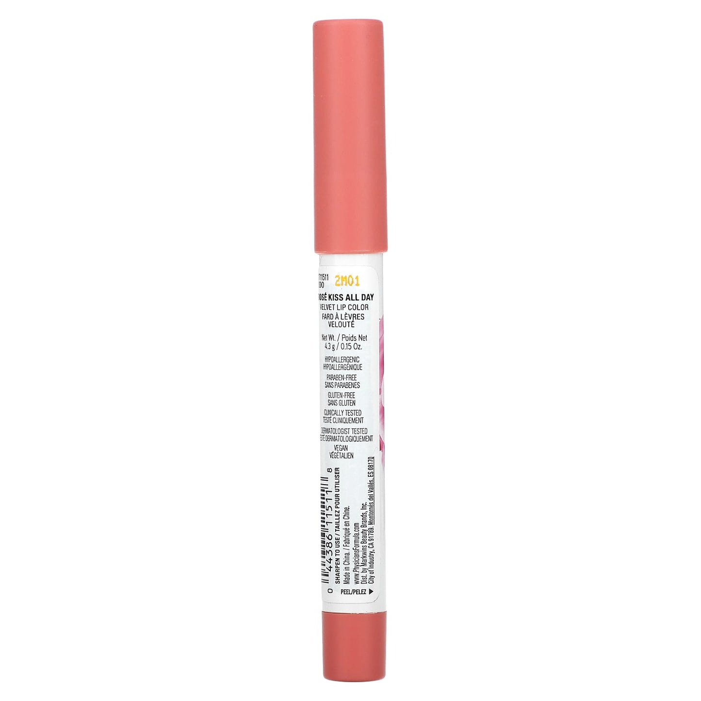 Physicians Formula, Rosé Kiss All Day, Velvet Lip Color, 1711511 I Do, 0.15 oz (4.3 g) - Image 2