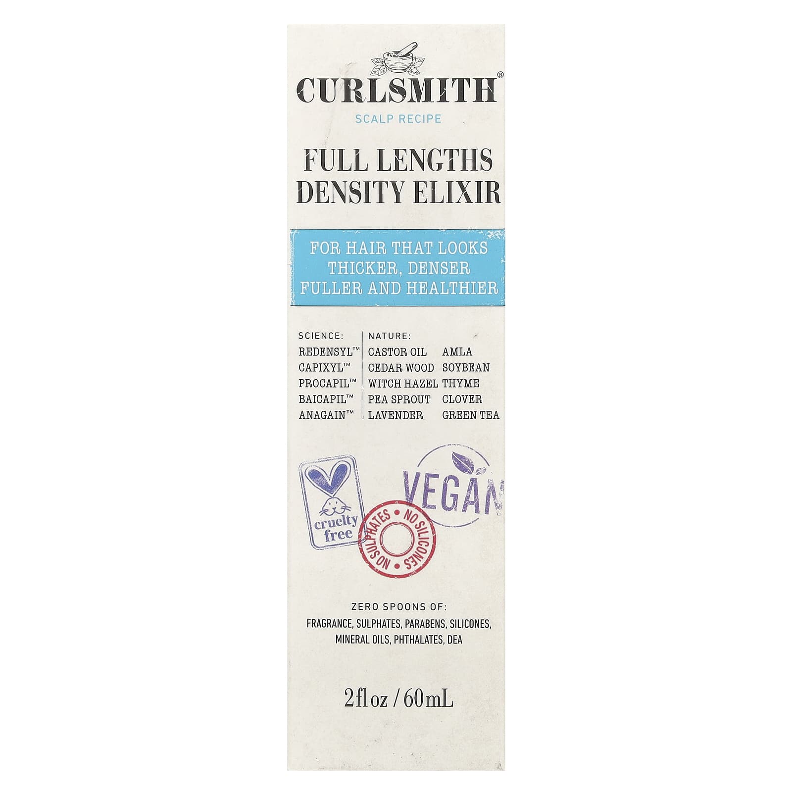 Curlsmith Full Lengths Density Elixir, Boost Hair Thickness & Density - Image 2