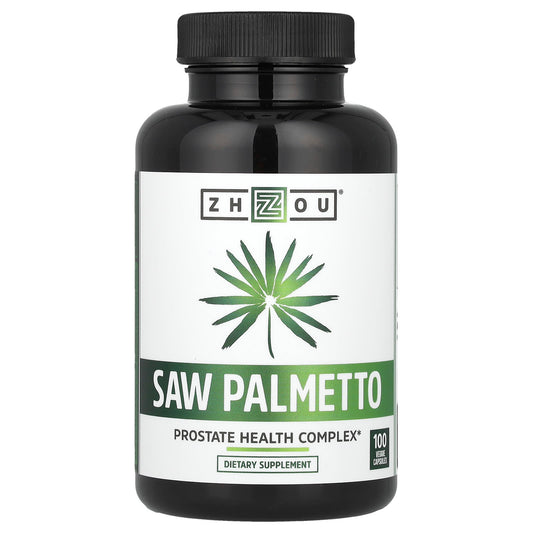 Zhou Nutrition, Saw Palmetto, 100 Veggie Capsules - Image 1