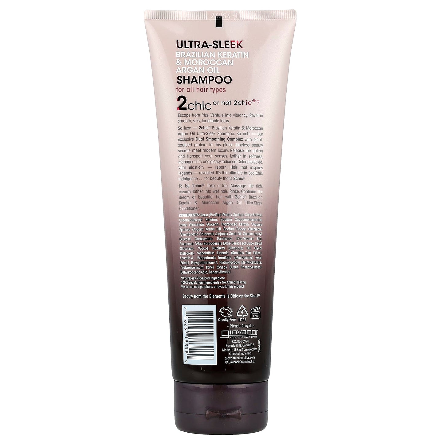 Brazilian Keratin Shampoo for All Hair Types - Smooth, Silky Hair - Image 2