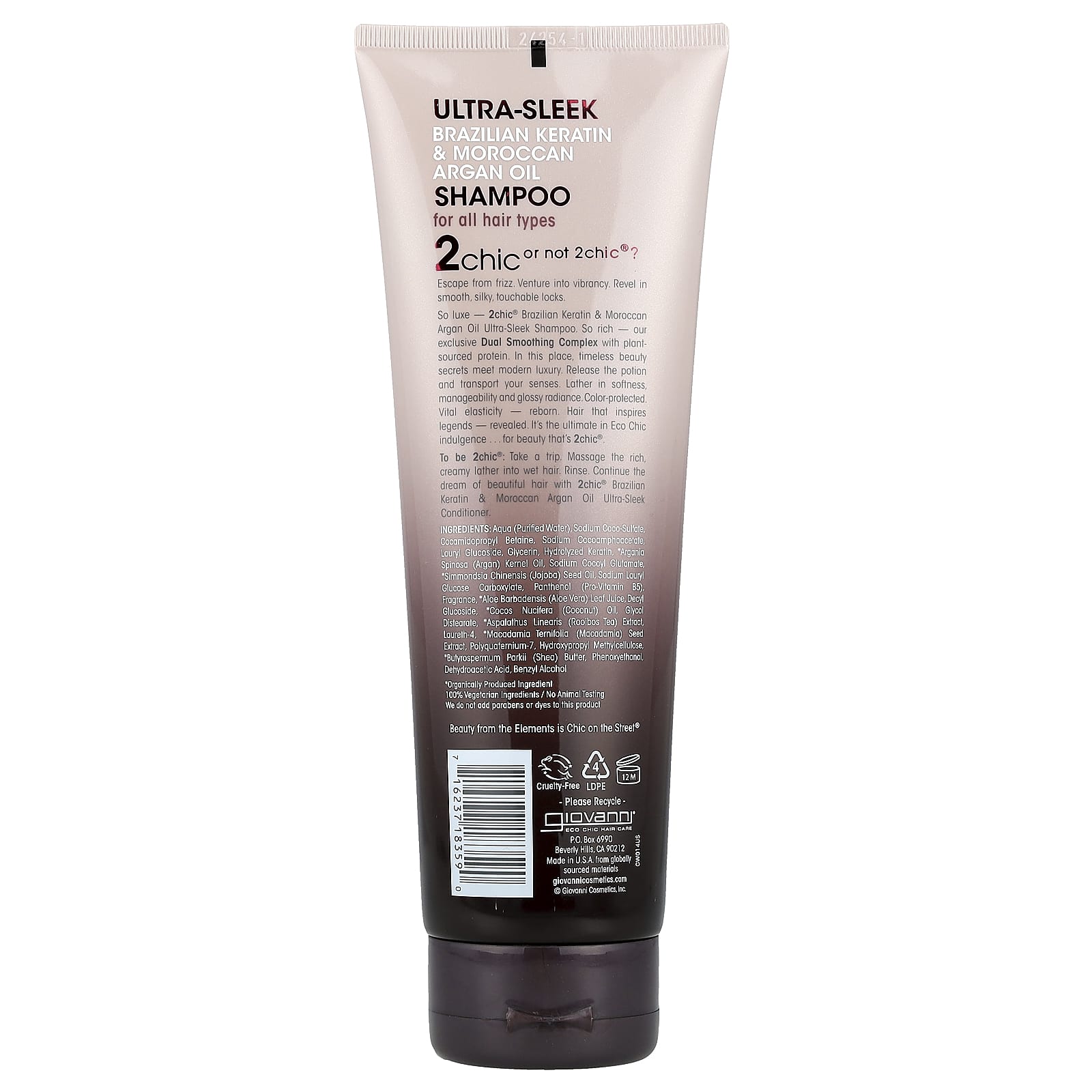 Brazilian Keratin Shampoo for All Hair Types - Smooth, Silky Hair - Image 2