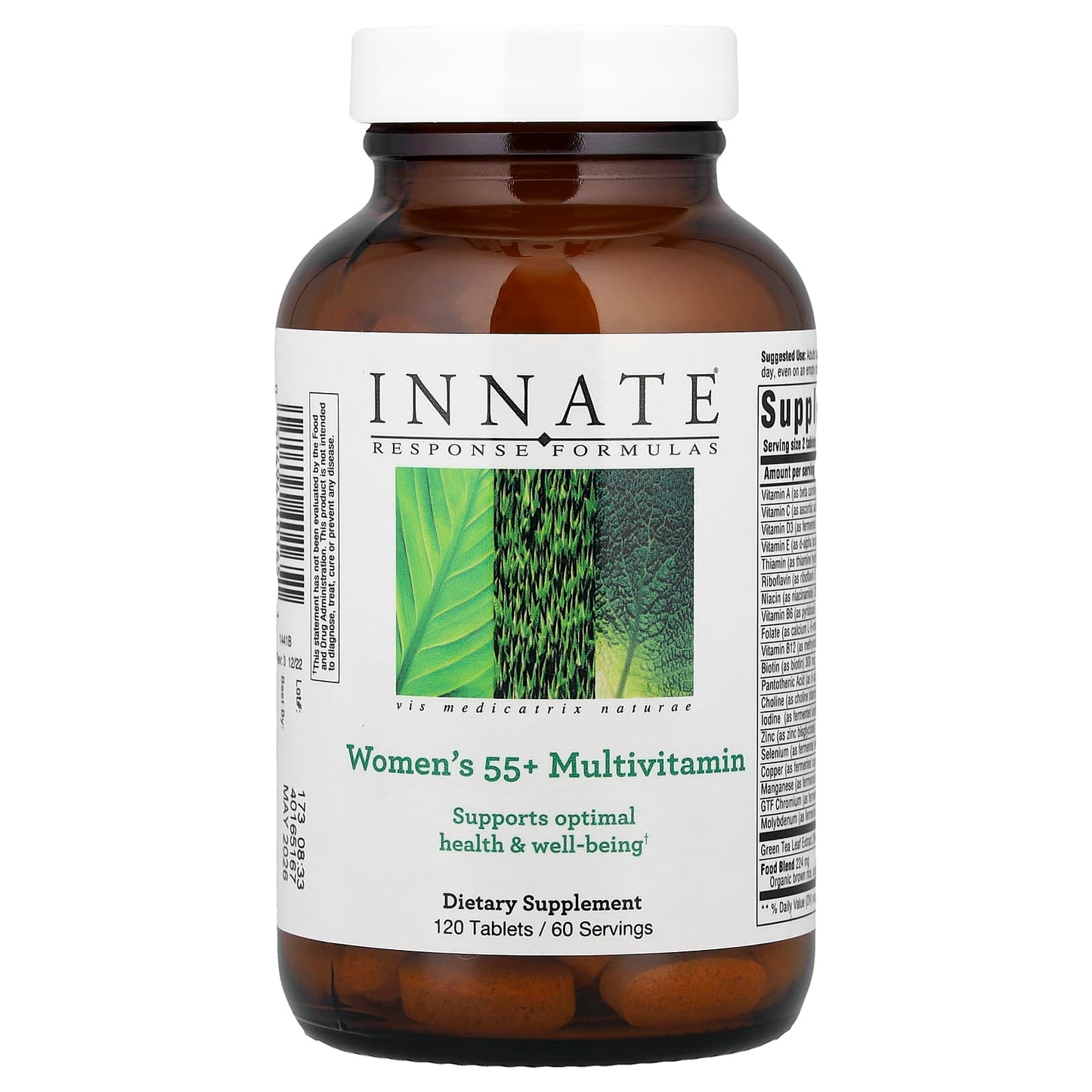 Women's 55+ Multivitamin by Innate Response Formulas, 120 Tablets - Image 1
