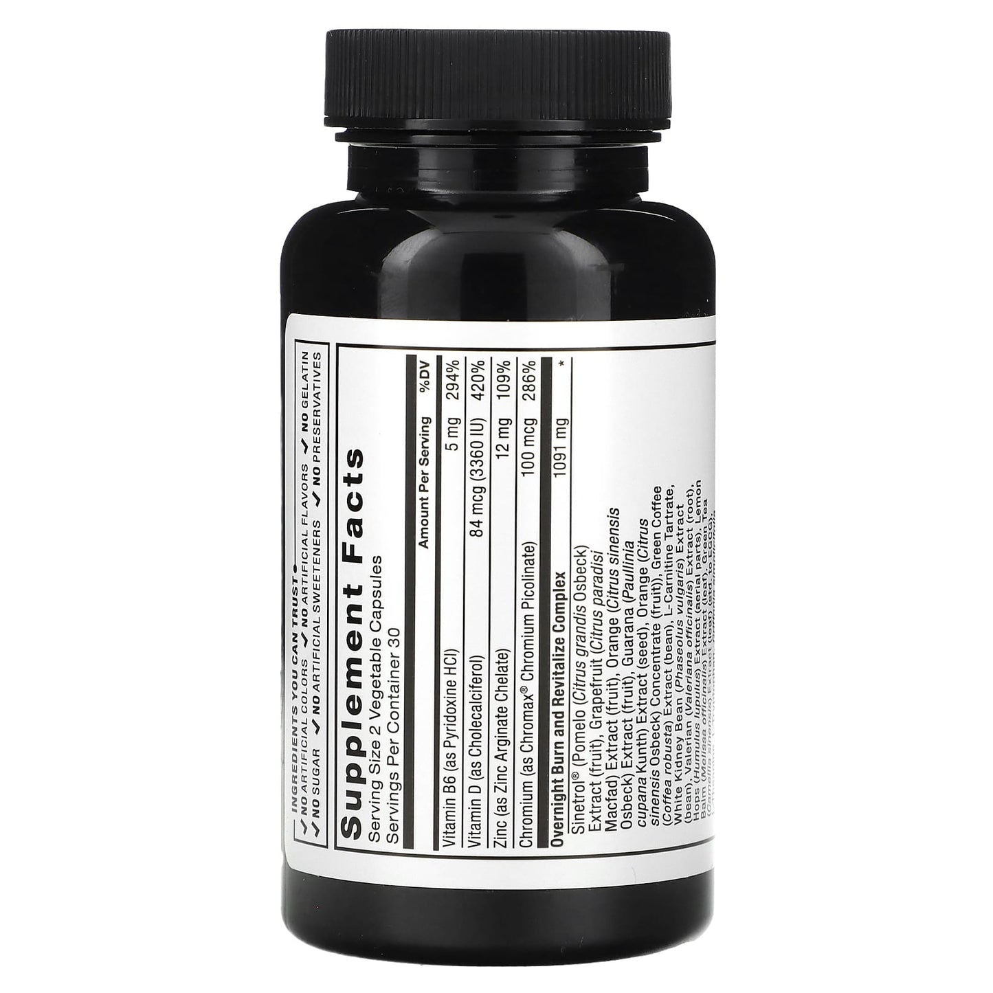 Force Factor LeanFire PM Nighttime Fat Burner 60 Capsules - Image 2