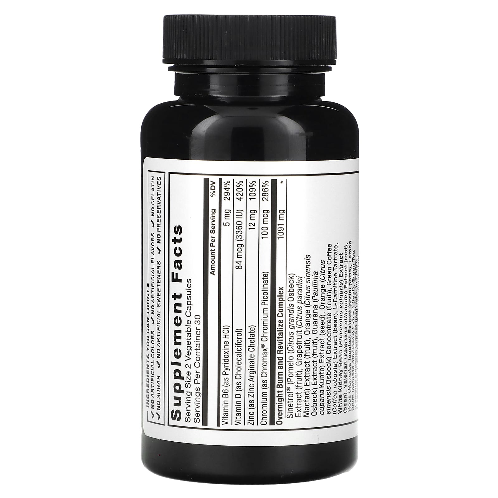 Force Factor LeanFire PM Nighttime Fat Burner 60 Capsules - Image 2
