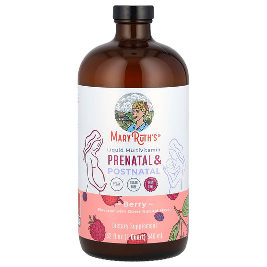 MaryRuth's, Liquid Multivitamin Prenatal & Postnatal, Berry, 32 fl oz (946 ml) - Image 1