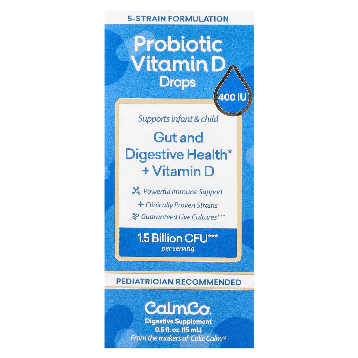 Colic Calm Probiotic Drops for Infant & Child Gut Health - Image 1