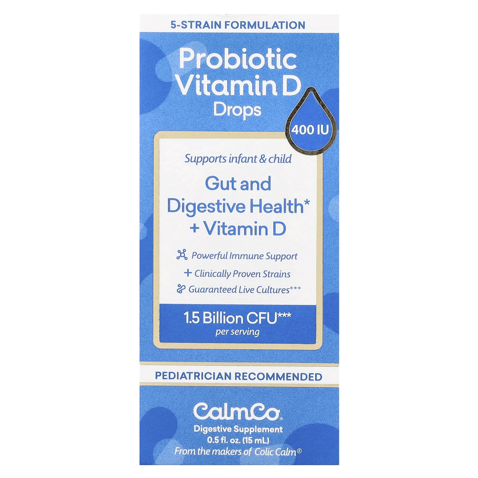 Colic Calm Probiotic Drops for Infant & Child Gut Health - Image 1
