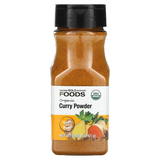 California Gold Nutrition Organic Curry Powder - Natural Flavor Enhancer - Image 1