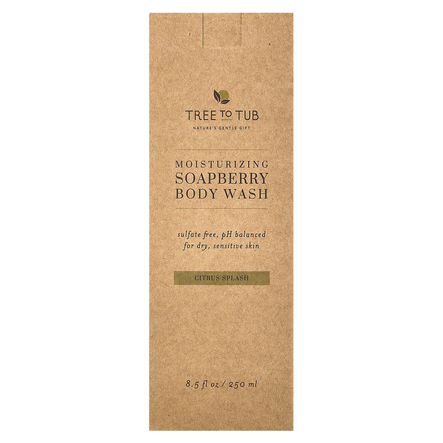 Tree To Tub, Moisturizing Soapberry Body Wash, Citrus Splash, 8.5 fl oz (250 ml) - Image 2