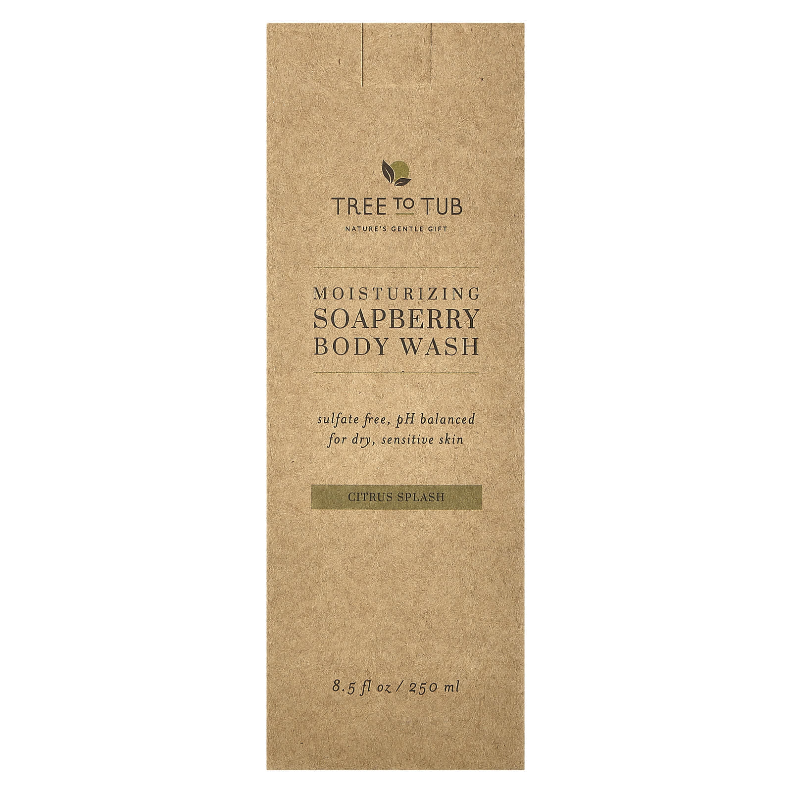 Tree To Tub, Moisturizing Soapberry Body Wash, Citrus Splash, 8.5 fl oz (250 ml) - Image 2