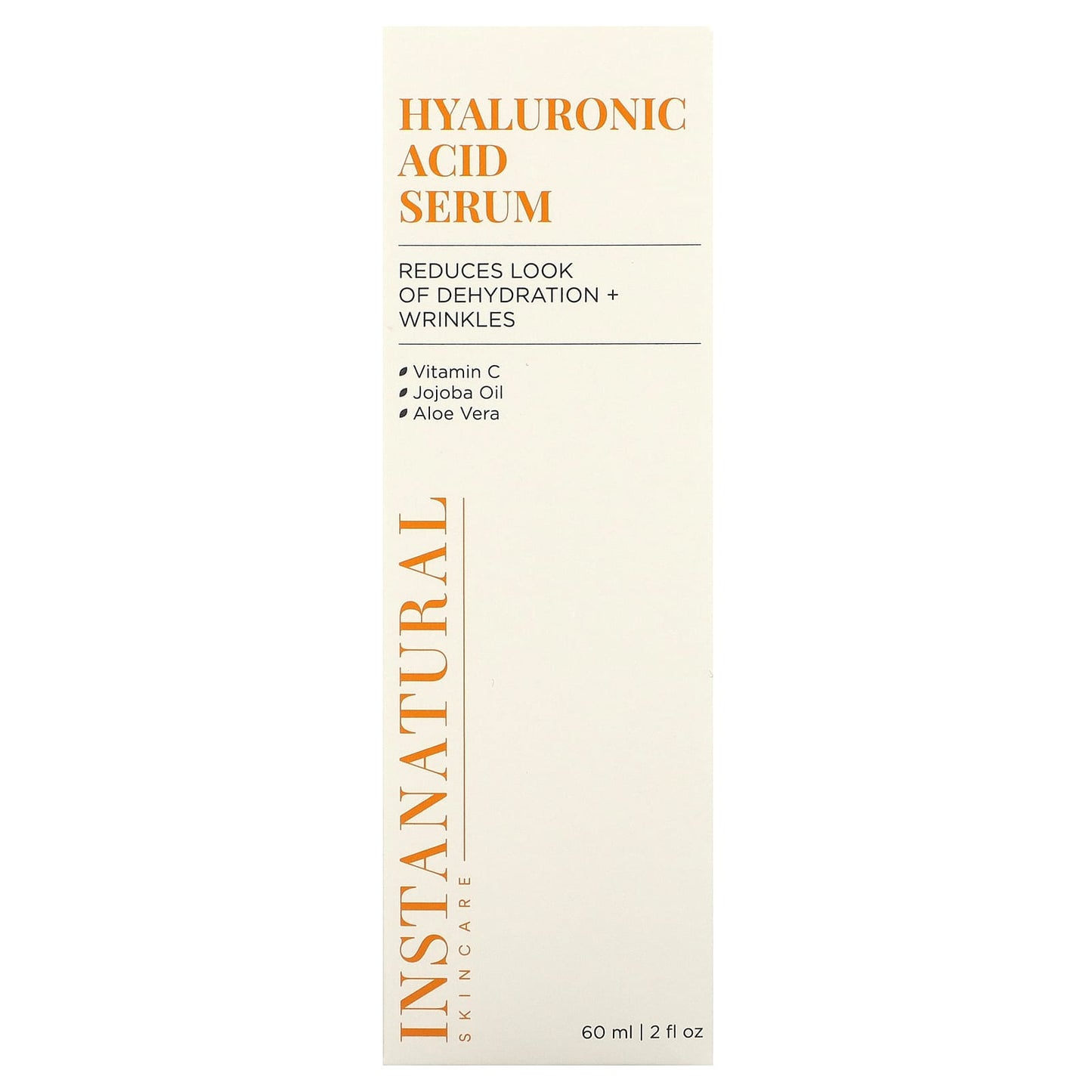 InstaNatural Hyaluronic Acid Serum 2 oz - Hydrate & Plump Skin - Image 2