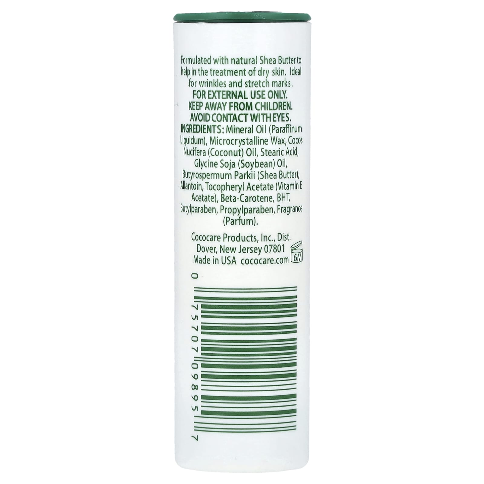 Shea Butter Moisturizing Stick for Dry Skin by Cococare, 1 oz - Image 2