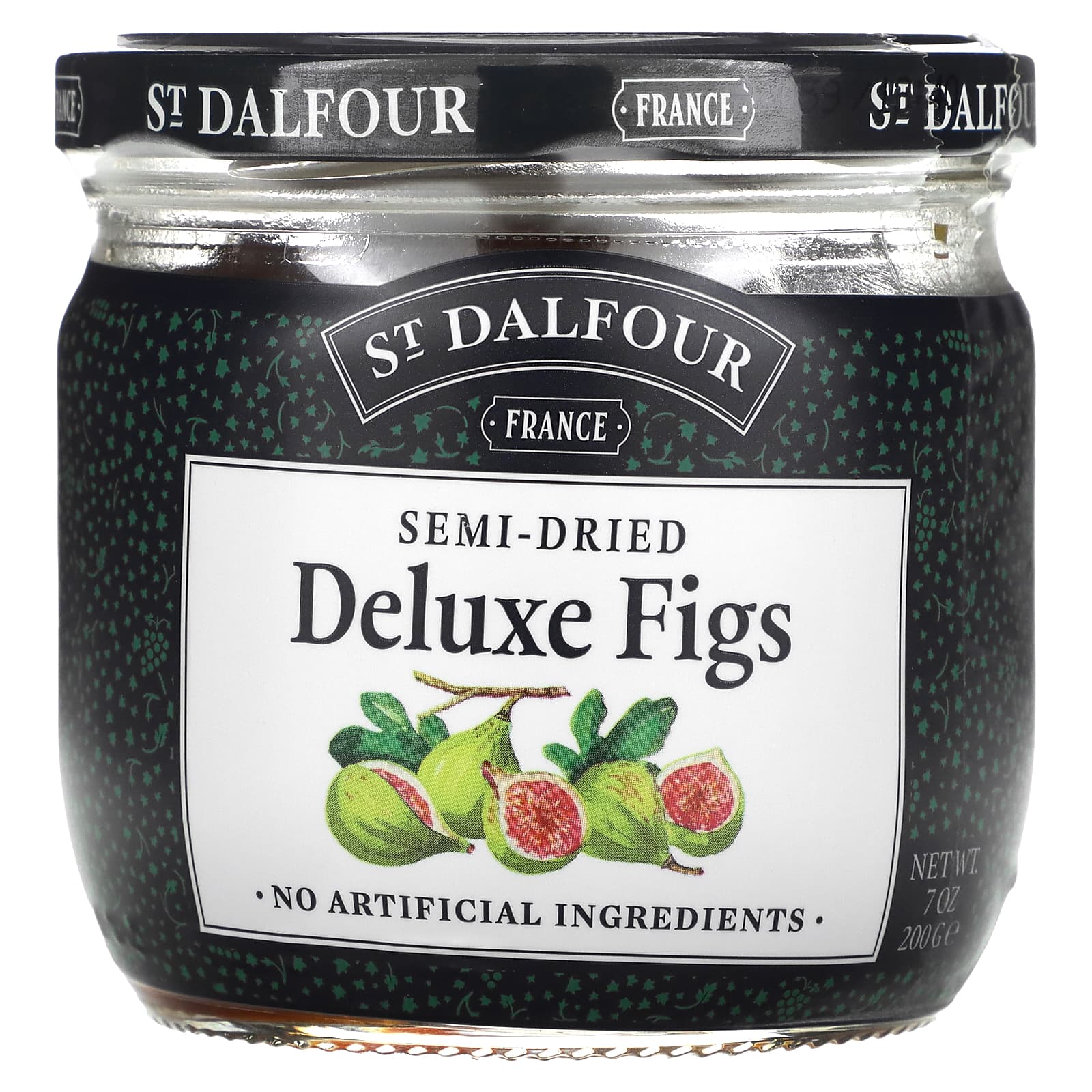 St. Dalfour, Semi-Dried Deluxe Figs, 7 oz (200 g) - Image 1