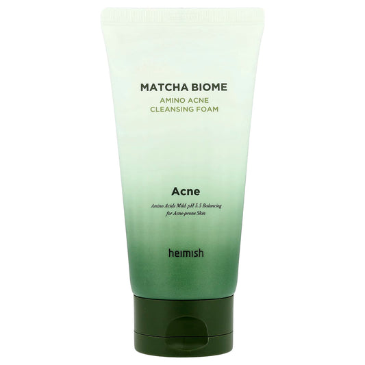 Heimish Matcha Biome Amino Acne Cleansing Foam, 5.29 oz (150g) - Image 1