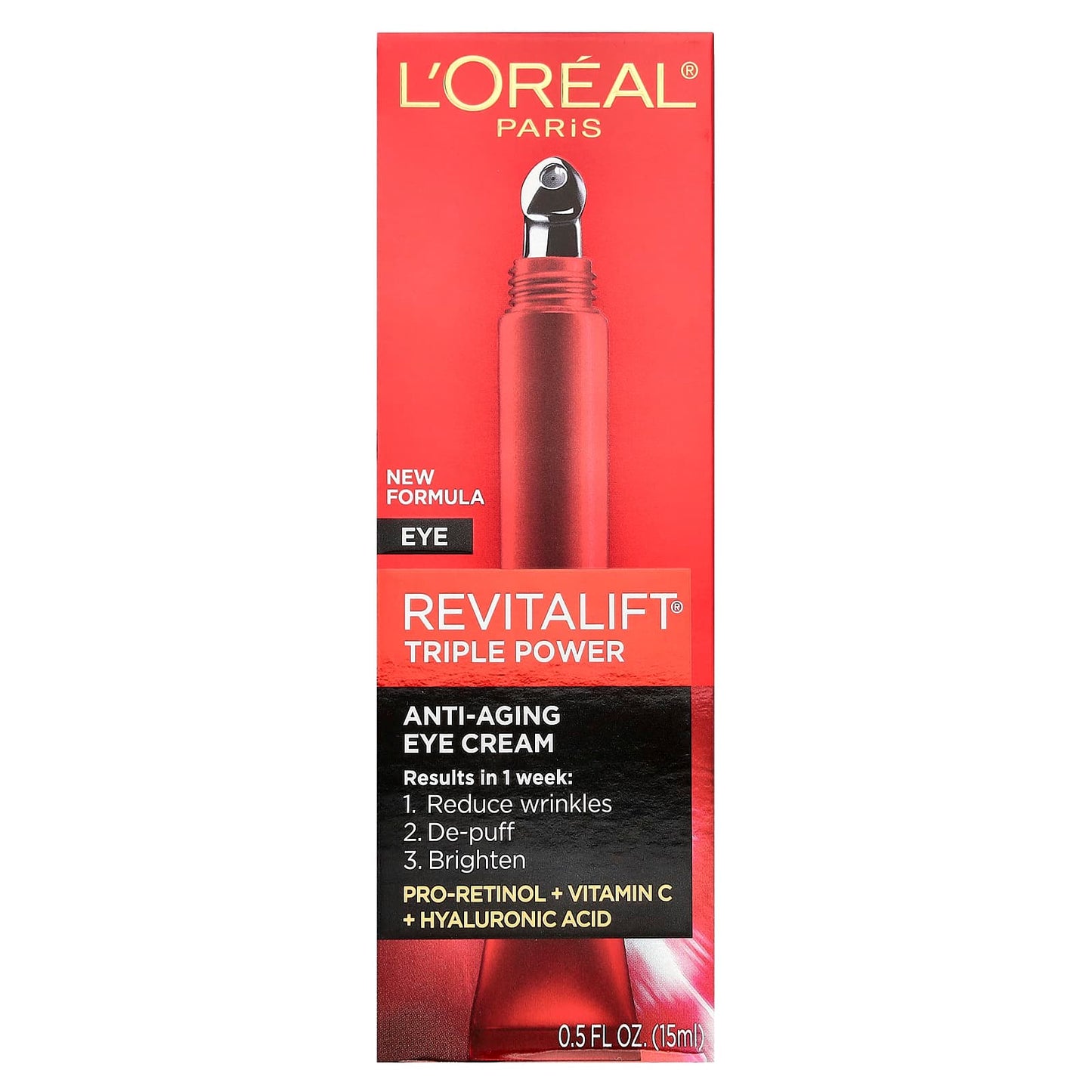 L'Oréal, Revitalift Triple Power®, Eye Cream, 0.5 fl oz (15 ml) - Image 2
