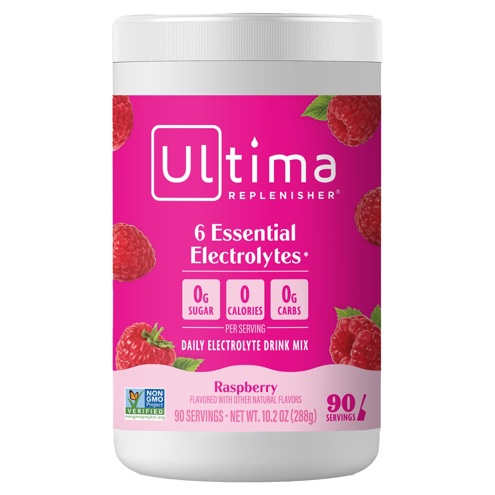 Ultima Replenisher, Electrolyte Mix, Raspberry, 10.2 oz (288 g) - Image 1